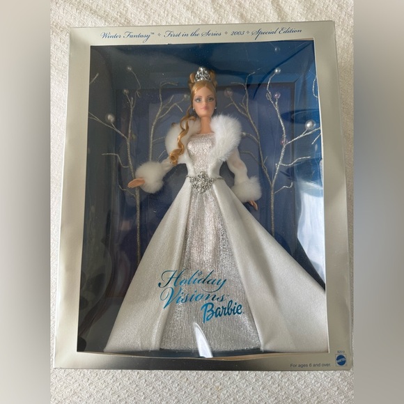HOLIDAY VISIONS BARBIE
Doll Mattel 2003 Special
Edition
Winter Fantasy - Picture 1 of 10